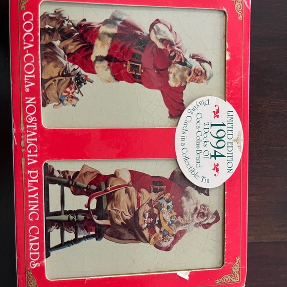 New Coca Cola 1994 limited edition playing cards - Picture 3 of 3
